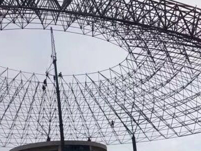 佛山篮球馆球形网架厂家价格